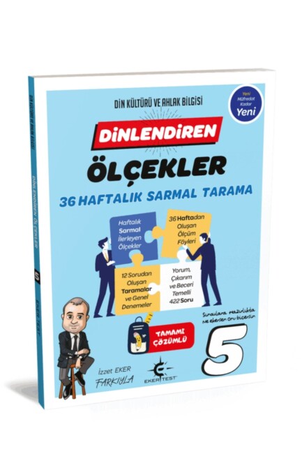 EKER 5.Sınıf DİN KÜLTÜRÜ TEST DİNLENDİREN ÖLÇEKLER - EKER YAYINLARI