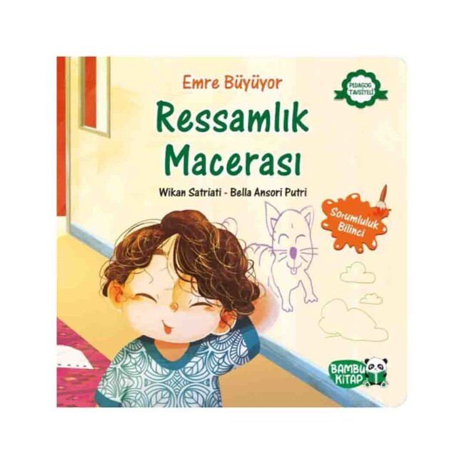 EMRE BÜYÜYOR - RESSAMLIK MACERASI - BAMBU KİTAP