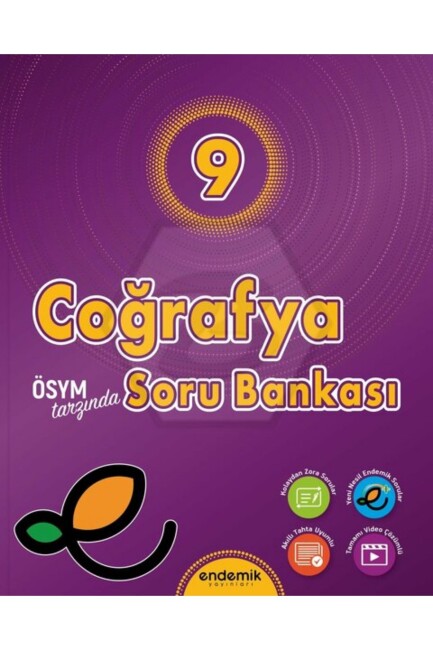 ENDEMİK 9.Sınıf Coğrafya Soru Bankası - ENDEMİK YAYINLARI
