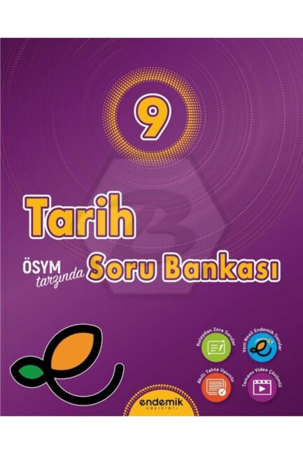 ENDEMİK 9.Sınıf Tarih Soru Bankası - ENDEMİK YAYINLARI