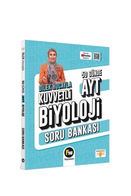 F10 YAYINLARI DİLEK HOCAYLA 50 GÜNDE AYT BİYOLOJİ Soru Bankası - F10 YAYINLARI