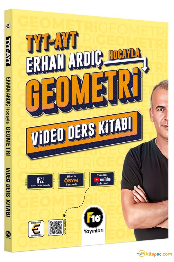 F10 YAYINLARI TYT-AYT GEOMETRİ VİDEO DERS KİTABI- ERHAN ARDIÇ - 1