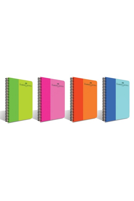 FABER CASTELL 120 YP KAR PP KPK BİCOLOR SPİRALLİ DEF. - FABER-CASTELL