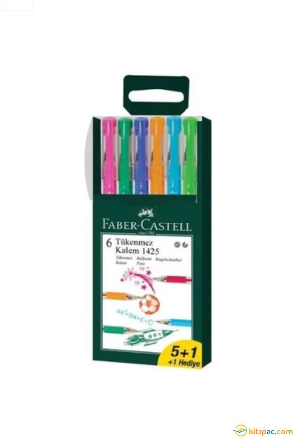 FABER CASTELL 1425 TÜKENMEZ KALEM 5+1 - 1