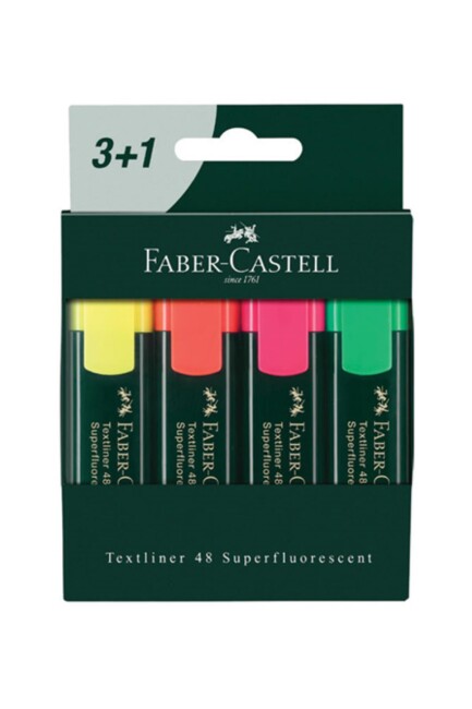 FABER CASTELL 1548 FOSFORLU KALEM 3+1 - FABER-CASTELL