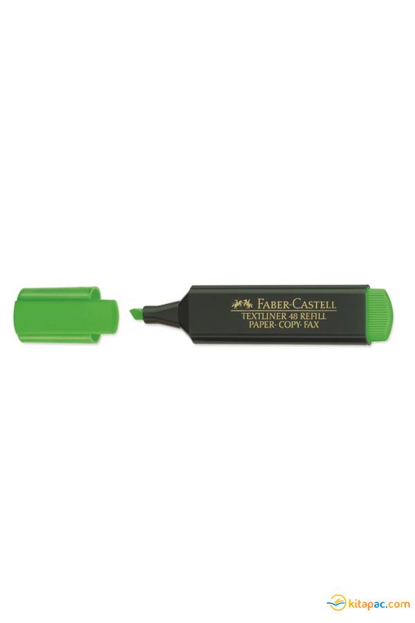 FABER CASTELL 1548 FOSFORLU KALEM SİYAH GÖVDE - Yeşil - 1