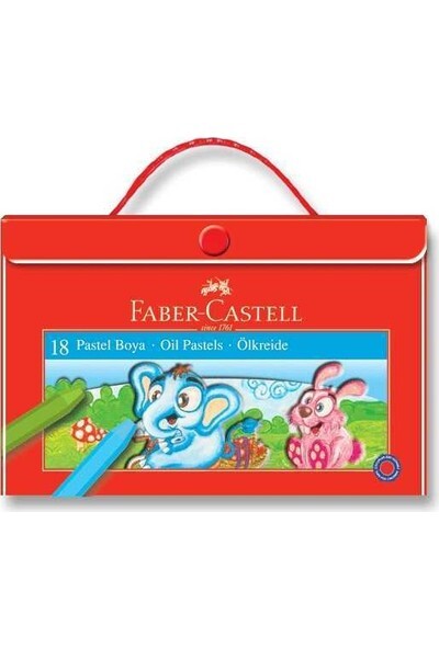 FABER CASTELL 18 RENK REDLİNE PASTEL BOYA ÇANTALI - FABER-CASTELL
