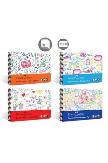 FABER CASTELL 35X50 30 SAYFA PP KAPAK RESİM DEFTERİ - FABER-CASTELL