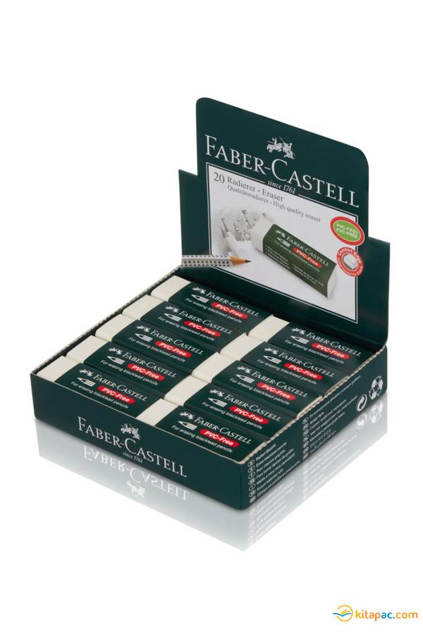 FABER CASTELL 7085/20 BEYAZ SİLGİ - 1