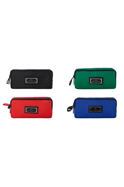 FABER CASTELL ATHLETİC KALEM ÇANTASI KALEMLİK ÇİFT GÖZLÜ - FABER-CASTELL