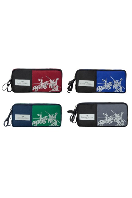 FABER CASTELL BASİC KALEM ÇANTASI KALEMLİK ÇİFT GÖZLÜ - FABER-CASTELL
