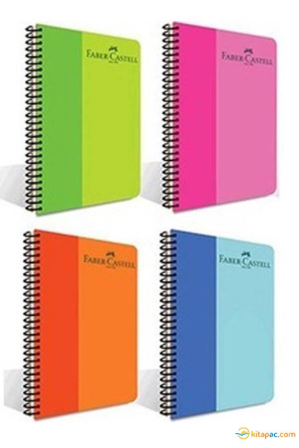 FABER CASTELL BİCOLOR PP KAPAK SPR DEFTER 120 Yp Çizgili - 1