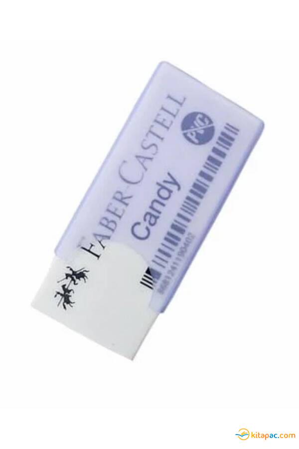 FABER-CASTELL CANDY KILIFLI SİLGİ PVC FREE Beyaz - 1