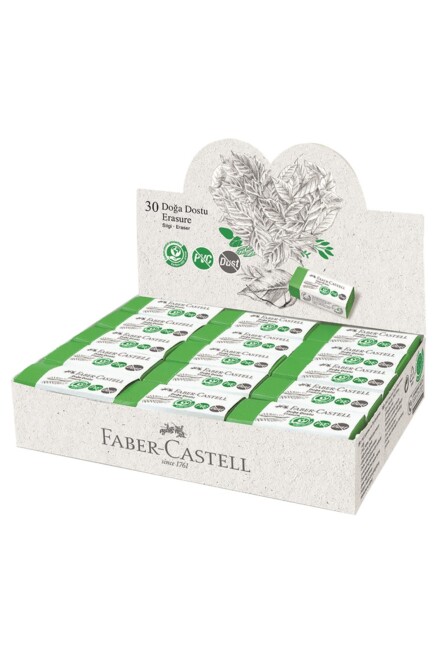 FABER-CASTELL DOĞA DOSTU SİLGİ PVC FREE - FABER-CASTELL