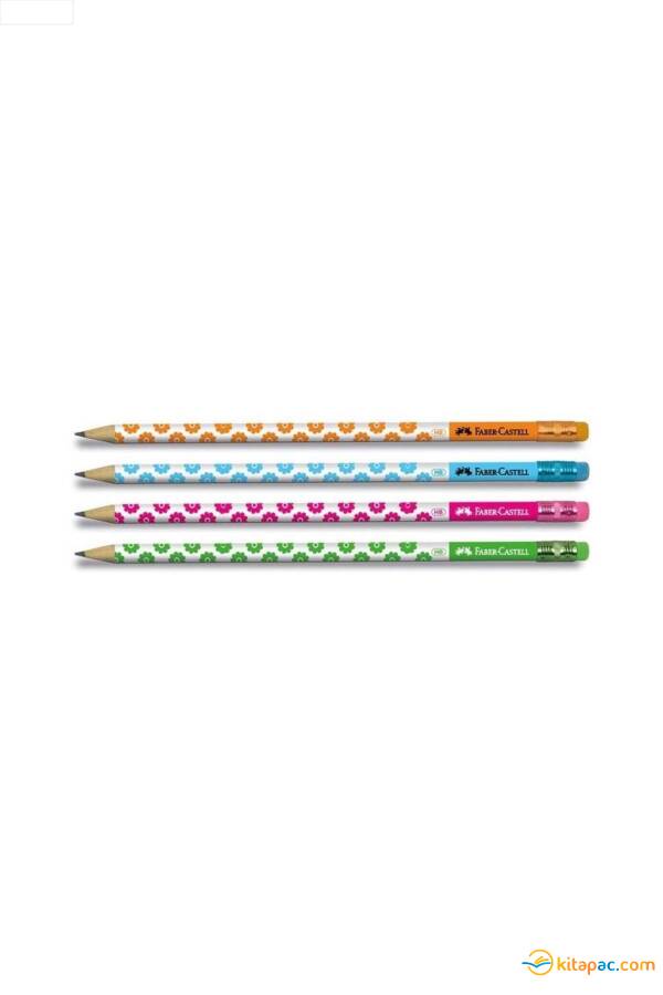 FABER CASTELL FLOWERS KURŞUN KALEM 2B - 1