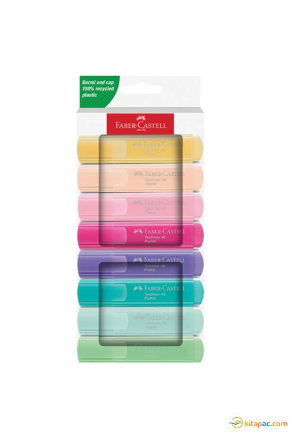 FABER CASTELL FOSFORLU KALEM 46 PASTEL 8 RENK - 1