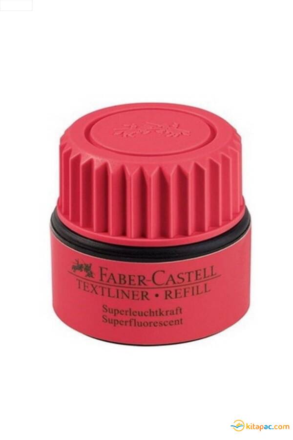 FABER CASTELL FOSFORLU KALEM MÜREKKEBİ-Kırmızı - 1