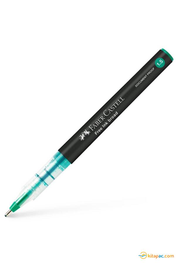 FABER CASTELL FREE INK BROAD JEL KALEM 1,5mm.- Açık Yeşil - 1