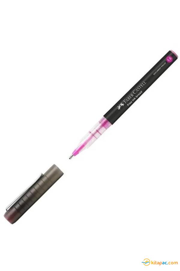FABER CASTELL FREE INK BROAD JEL KALEM 1,5mm.- Pembe - 1