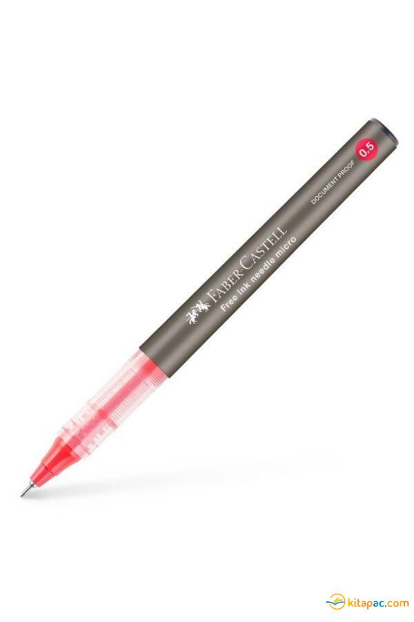 FABER CASTELL FREE INK NEEDLE MİCRO 0,5 mm Kırmızı - 1