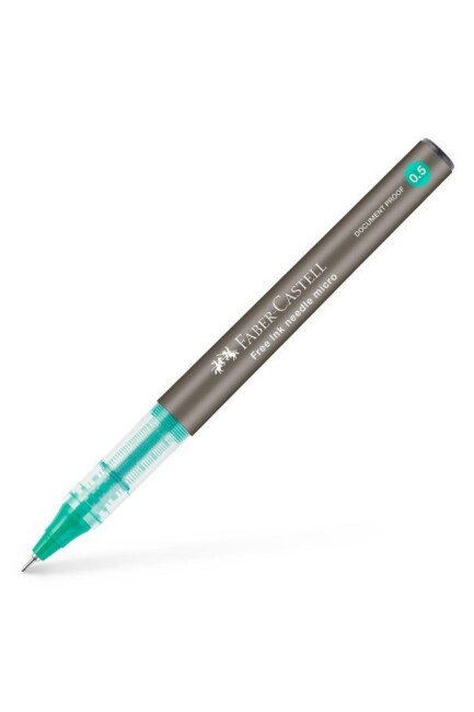 FABER CASTELL FREE INK NEEDLE MİCRO 0,5 mm Yeşil - FABER-CASTELL