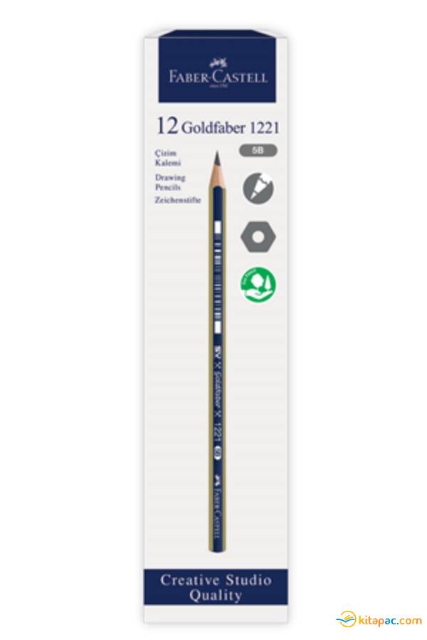FABER CASTELL GOLD DERECELİ KURŞUN KALEM 5B - 1