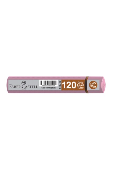 FABER CASTELL GRİP 0,5 120 li 2B MİN UÇ 60 mm GenZ - Gül - FABER-CASTELL
