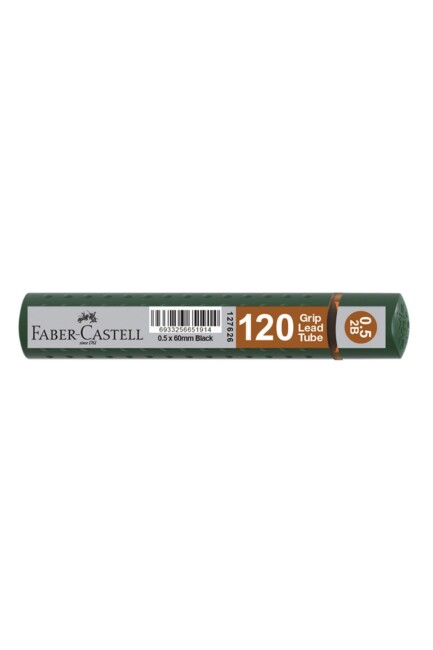 FABER CASTELL GRİP 0,5 120 li 2B MİN UÇ 60 mm - Koyu Yeşil Tüp - FABER-CASTELL