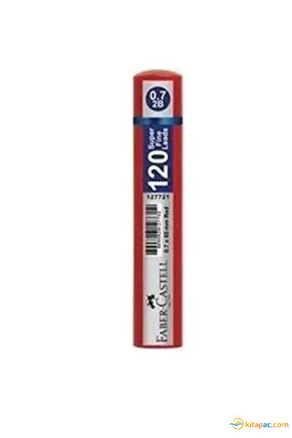 F.CASTELL GRİP 0,7MM 120Lİi 2B MİN UÇ 60MM - BORDO TÜP - 1