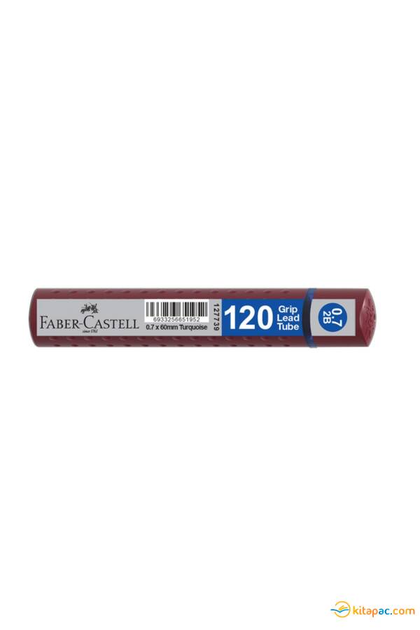 FABER CASTELL GRİP 0,7 120 li 2B MİN UÇ 60 mm - Bordo - 1