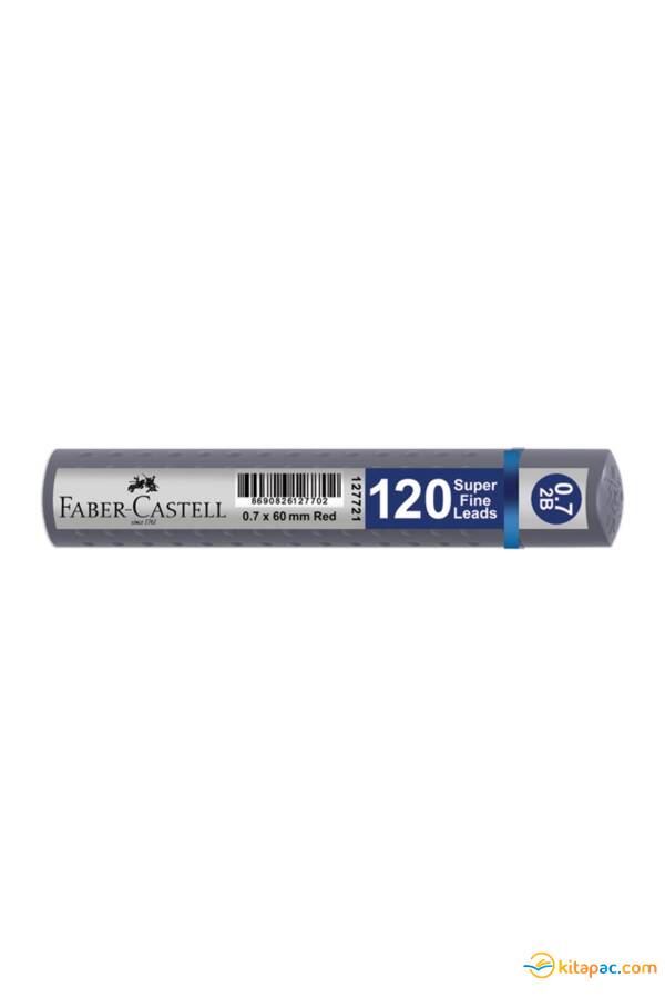 FABER CASTELL GRİP 0,7 120 li 2B MİN UÇ 60 mm - Gri - 1