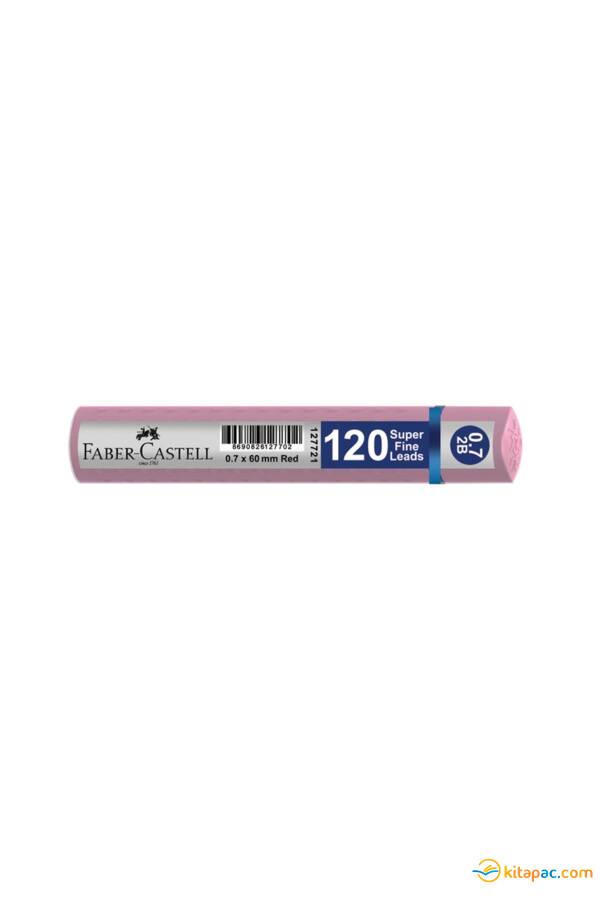 FABER CASTELL GRİP 0,7 120 li 2B MİN UÇ 60 mm - Gül - 1