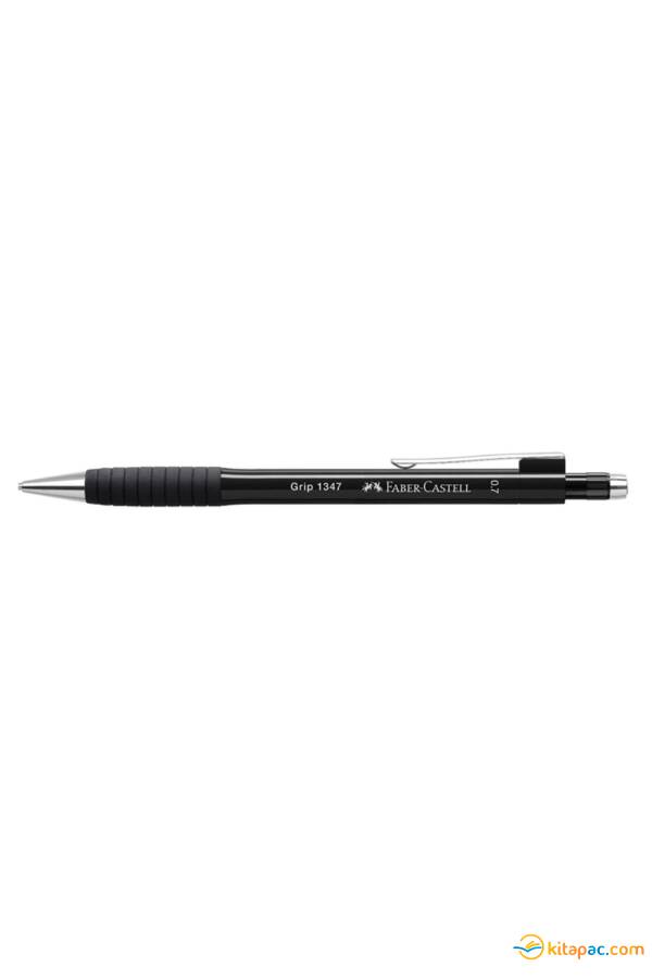 FABER CASTELL GRİP 1345/47 0,7 SİYAH VERSATİL UÇLU KALEM - 1