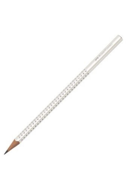 FABER CASTELL GRİP PARLAK KURŞUNKALEM Beyaz - FABER-CASTELL
