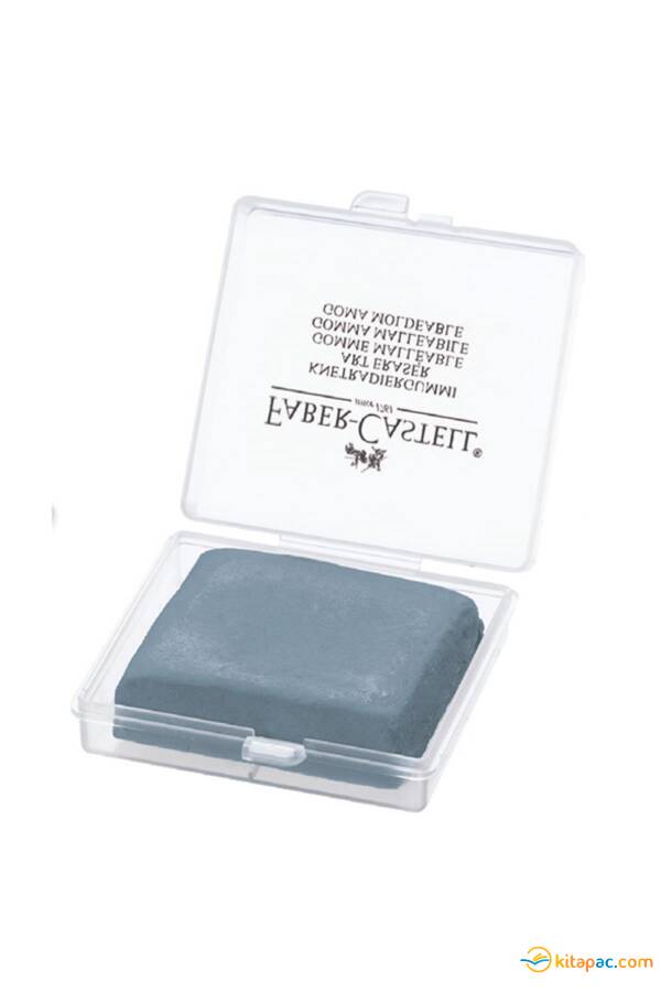 FABER CASTELL HAMUR SİLGİ PLASTİK KUTULU Gri - 1