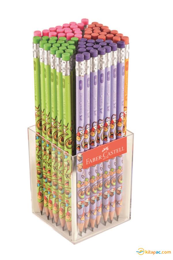FABER-CASTELL JİMNASTİK SİLGİLİ Kurşun Kalem 2B - 1