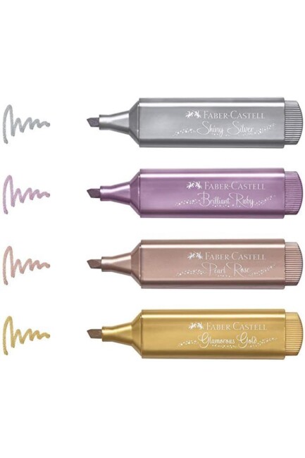 FABER CASTELL K 46 FOSFORLU KALEM Metalik Yakut - FABER-CASTELL