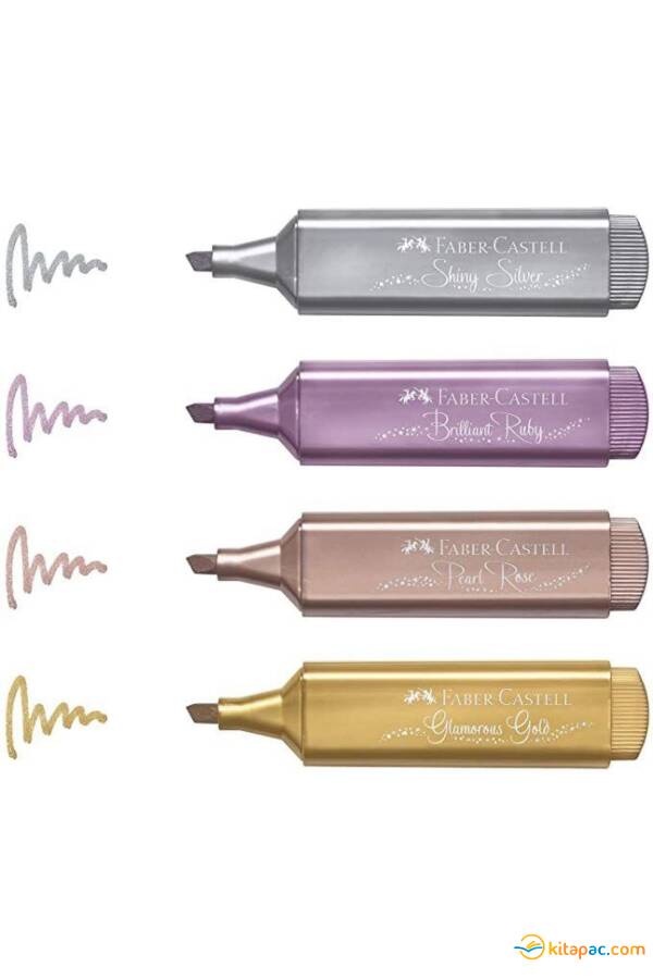 FABER CASTELL K 46 FOSFORLU KALEM Metalik Yakut - 1