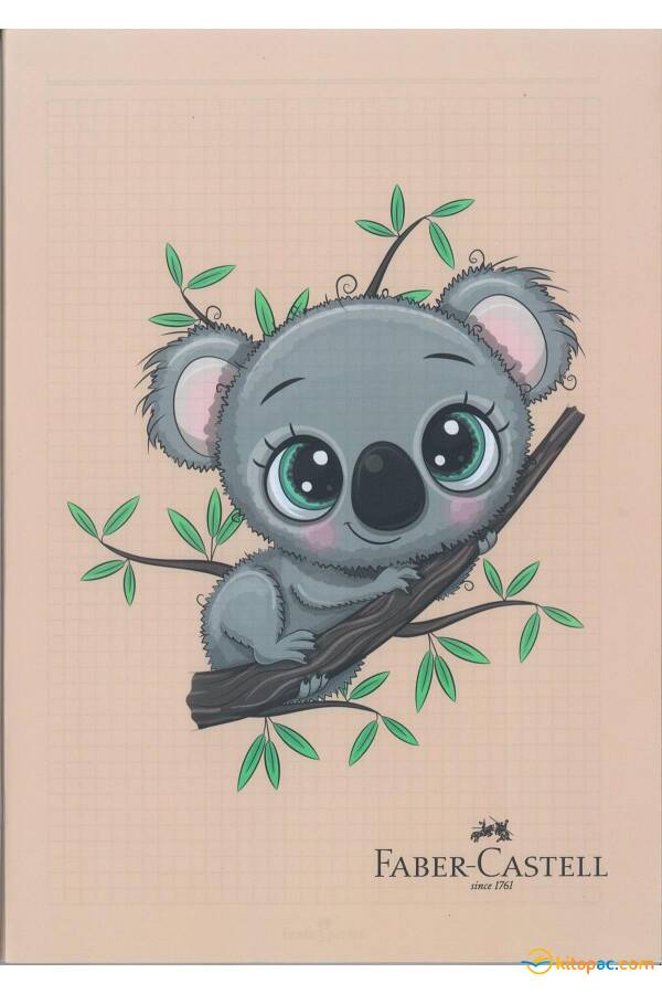 FABER CASTELL KOALA A5 60 yp PP KAPAK TEL DİKİŞLİ DEFTER Çizgili - 1