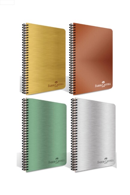 FABER-CASTELL Metalik 120 yp PP Kpk DEFTER Çizgili - FABER-CASTELL