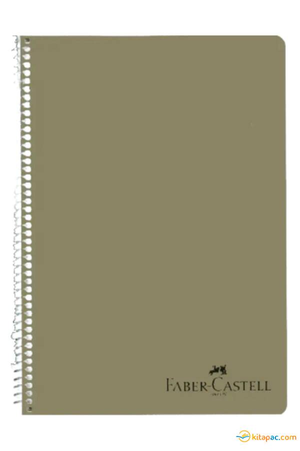FABER CASTELL METALİK 80 yp PP KAPAK DEFTER Çizgili - 1