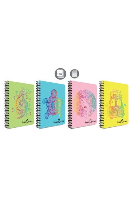 FABER CASTELL PP KAPAK FACES SPR DEFTER 140 yp Kareli - FABER-CASTELL