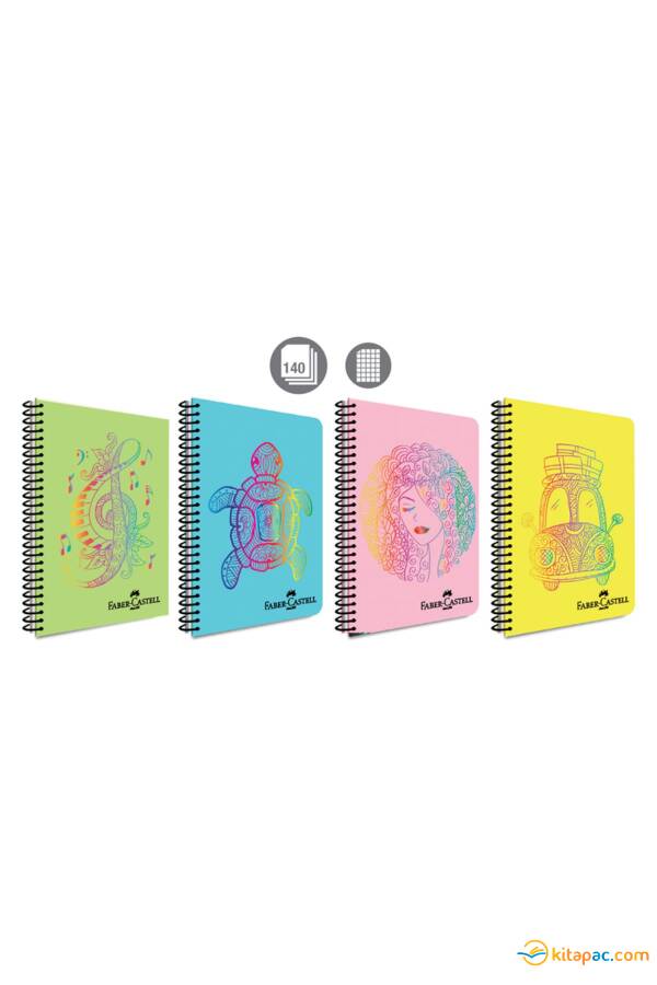 FABER CASTELL PP KAPAK FACES SPR DEFTER 140 yp Kareli - 1