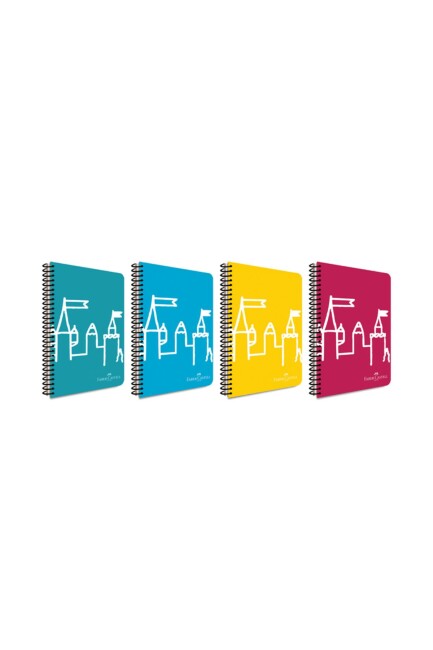 FABER-CASTELL PP KAPAK ŞATO DEFTER 100 yp Çizgili - FABER-CASTELL
