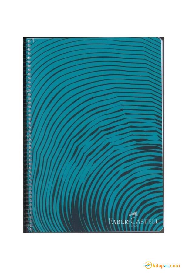 FABER-CASTELL PP KAPAK WAVES SPİRALLİ DEFTER 100 yp Çizgili - 1