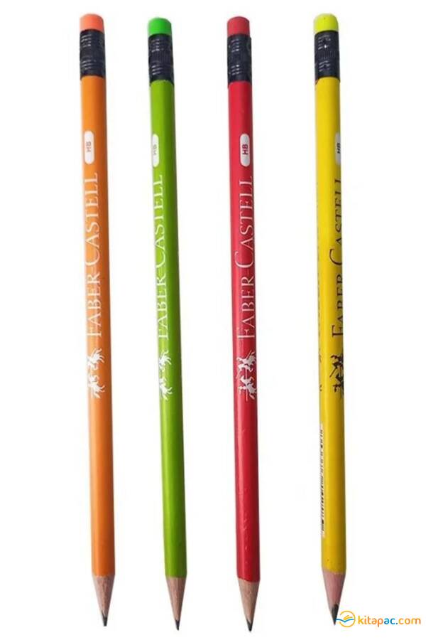 FABER CASTELL ŞÖVALYE KURŞUN KALEM CANLI HB SİLGİLİ - 1