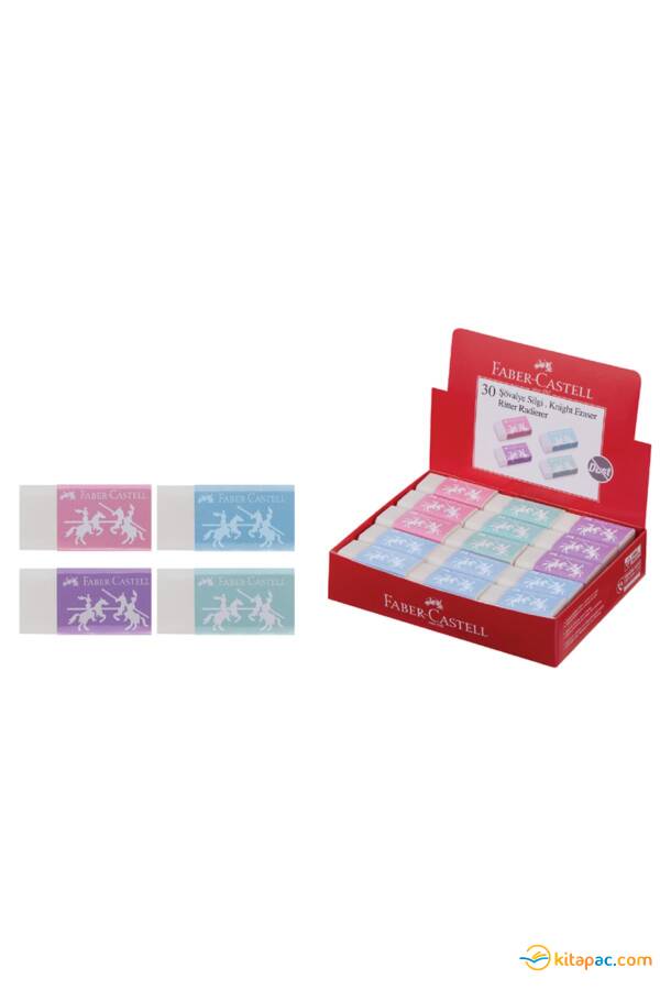 FABER CASTELL ŞÖVALYE SİLGİ PASTEL DUST FREE - 1