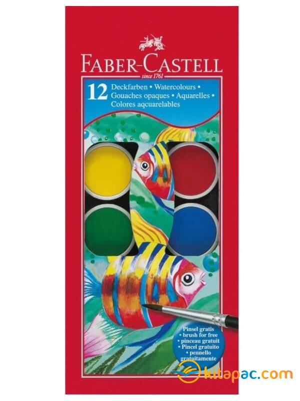 FABER CASTELL SULU BOYA REDLİNE 12 RENK BÜYÜK - 1