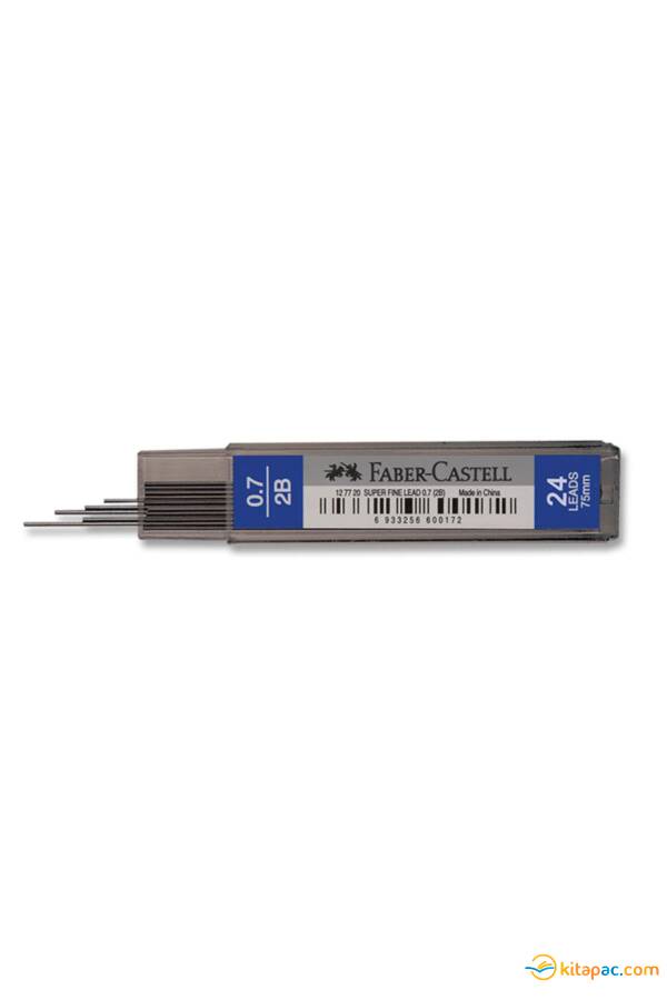 FABER CASTELL SÜPER MİN 75mm 0.7 (24 lü) 2B - 1