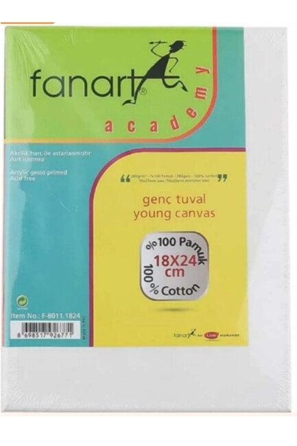 FANART ACADEMY 18x24 TUVAL 280 GR %100 PAMUK - FANART